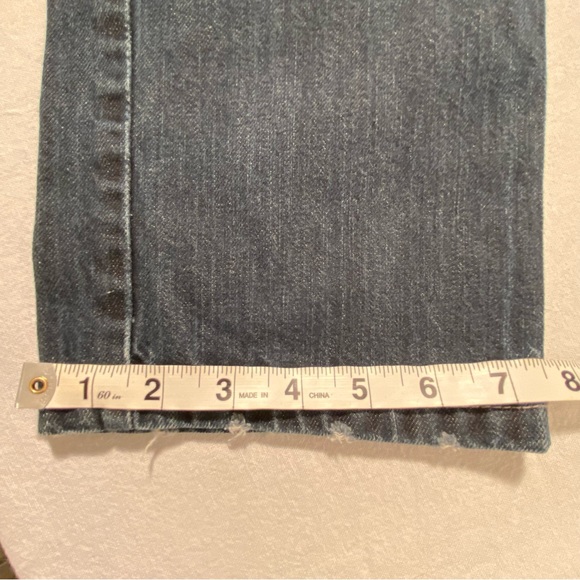 Free Planet Men’s Straight Leg Distressed Blue Jeans, Size 32/32 - Picture 12 of 12